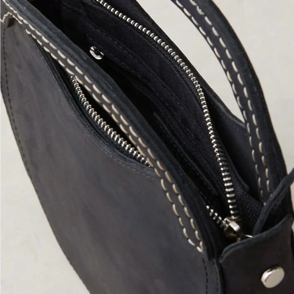 Tahoe Full Moon Leather Crossbody Clutch - Picture 2 of 5
